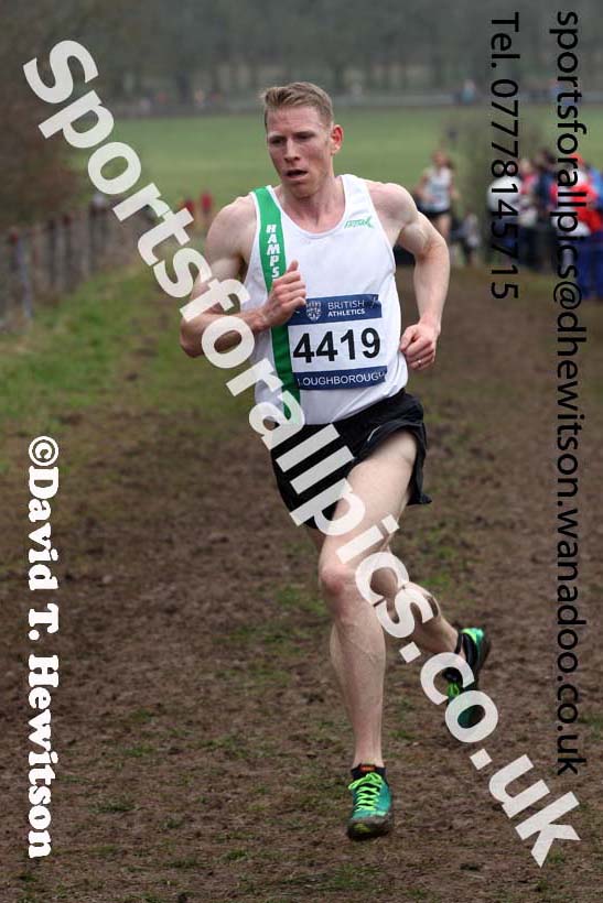 Senior mens Inter Counties Cross Country, Prestwold Hall, Loughborough. Photo: David T. Hewitson/Sports for All Pics